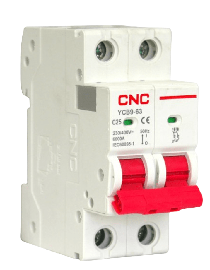 INTERRUPTOR TERMOMAGNÉTICO OMNIPOLAR 2P 25A 6KA2