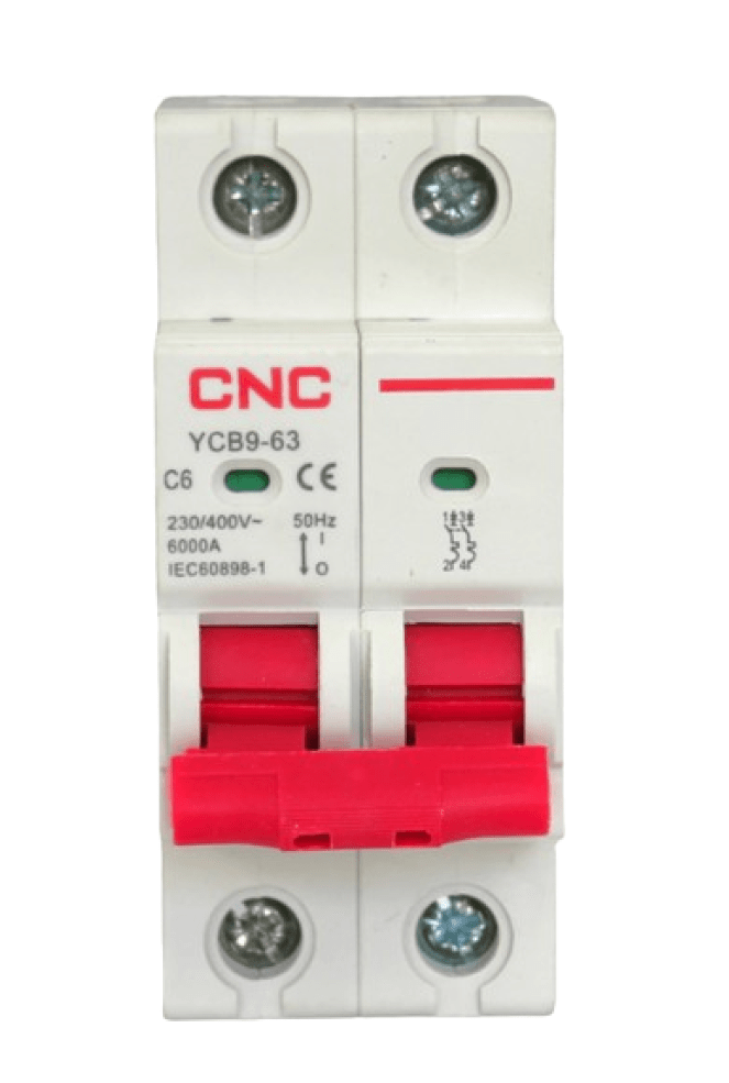INTERRUPTOR TERMOMAGNÉTICO OMNIPOLAR 2P 6A 6KA2