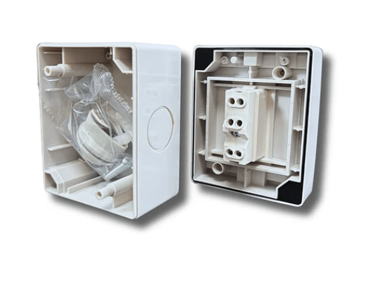 HIDROBOX SOB ENCHUFE SIMPLE 16A 220V IP55 V-SO-0601-102