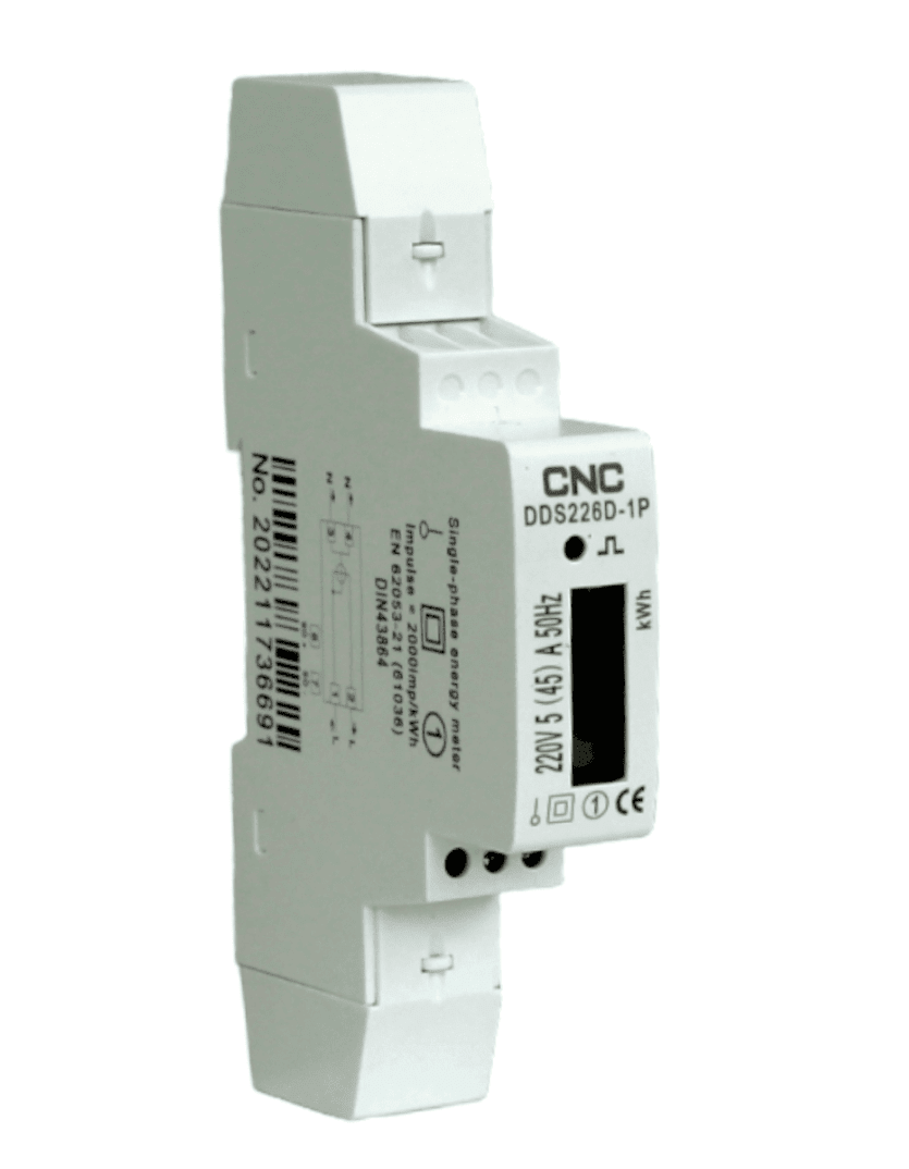 Remarcador Monofásico 220V 5(45A) – 1 Puesto Riel DIN 0