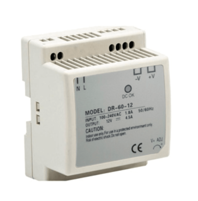FUENTE DE PODER A RIEL  DIN 60W 12VDC 4.5A 0