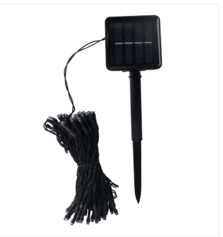 Guirnalda Solar 10m con 100 Luces LED – Cálida o RGB, IP652