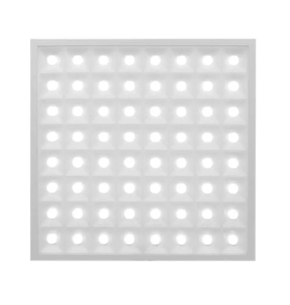 Panel LED de Puntos Slim 48W 600x600x13 mm – Iluminación Uniforme y Eficiente4