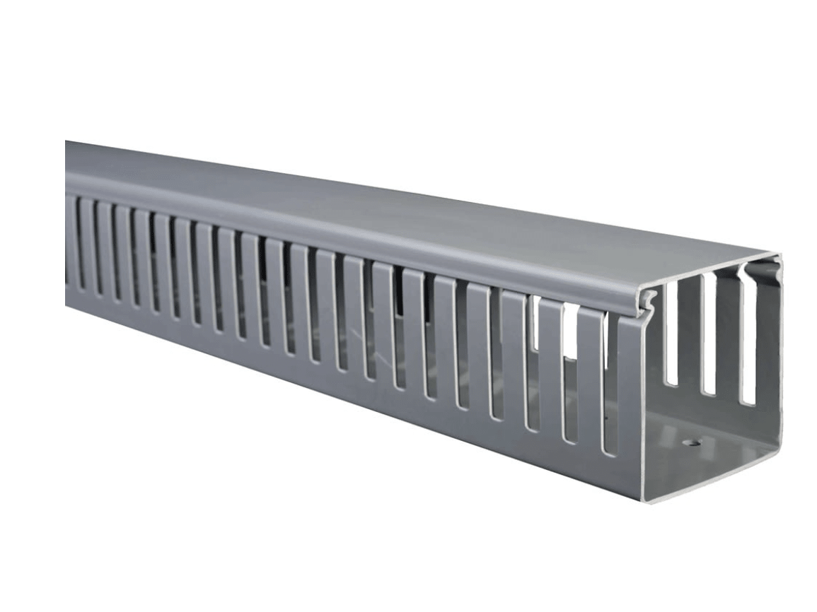 Canaleta Ranurada PVC 60×80 mm – 2 Metros 0