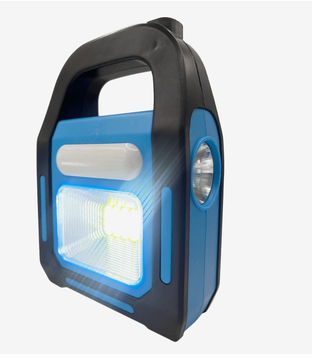 Linterna LED Solar 3 en 1 USB/C Recargable Luz Fría 4