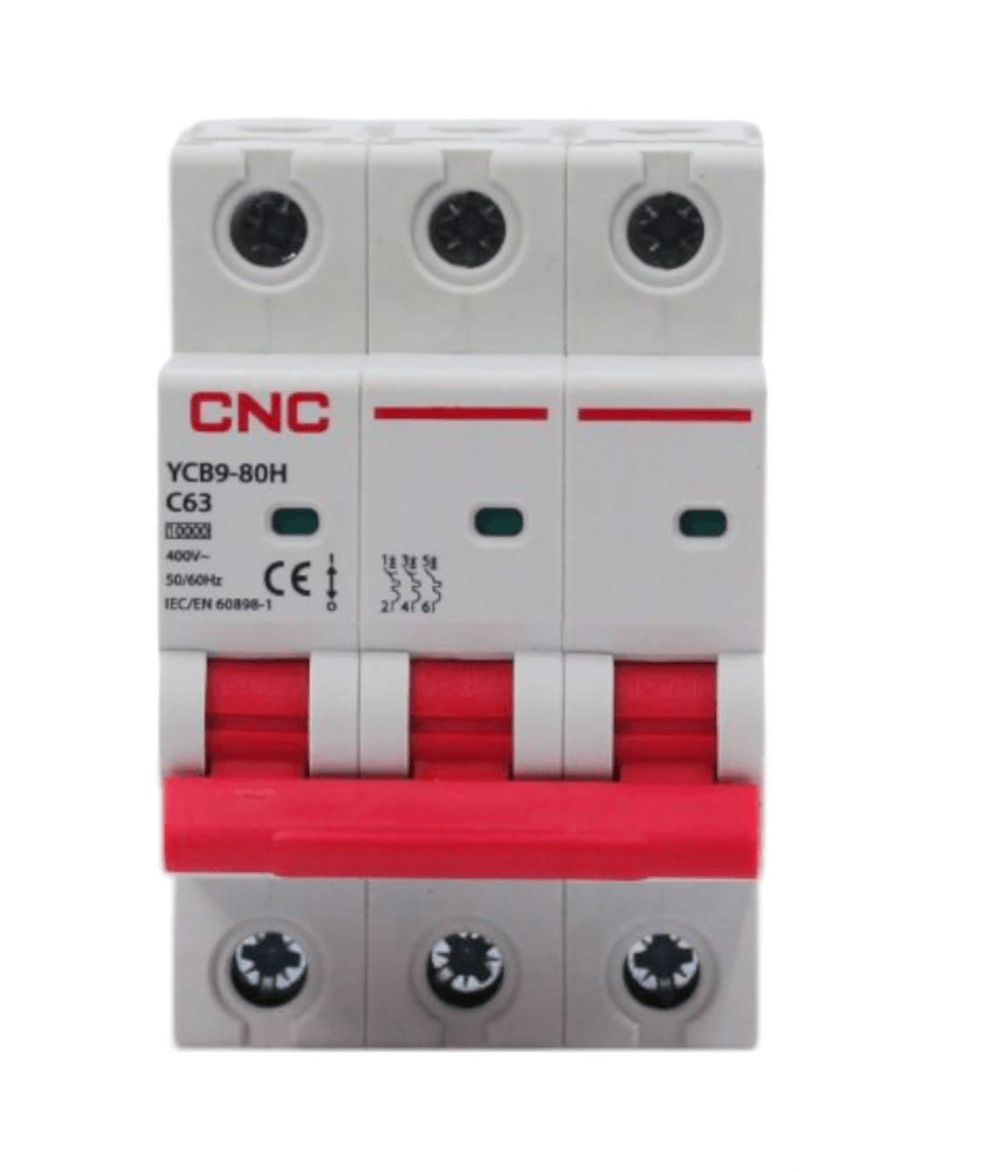 Interruptor Automático Trifásico 63A Curva C (10kA)2