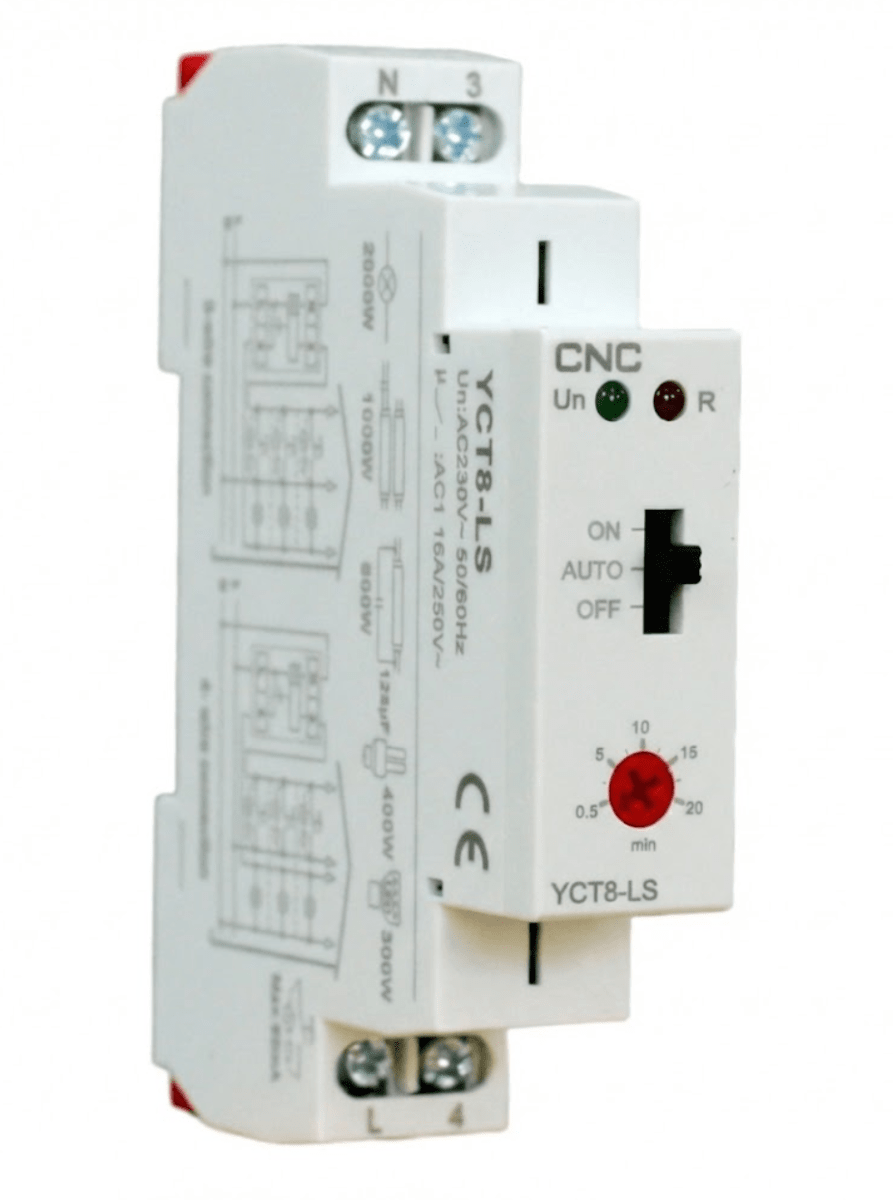 Relé Temporizador de Escala (Minutero) YCT8-LS 16A 230V2