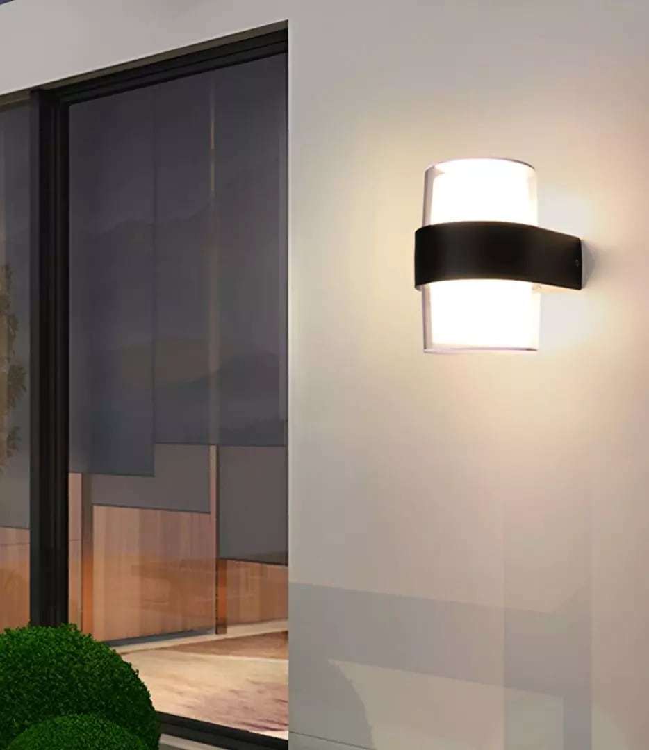 Aplique LED Acrílico Redondo 9W Exterior Interior Decorativo4