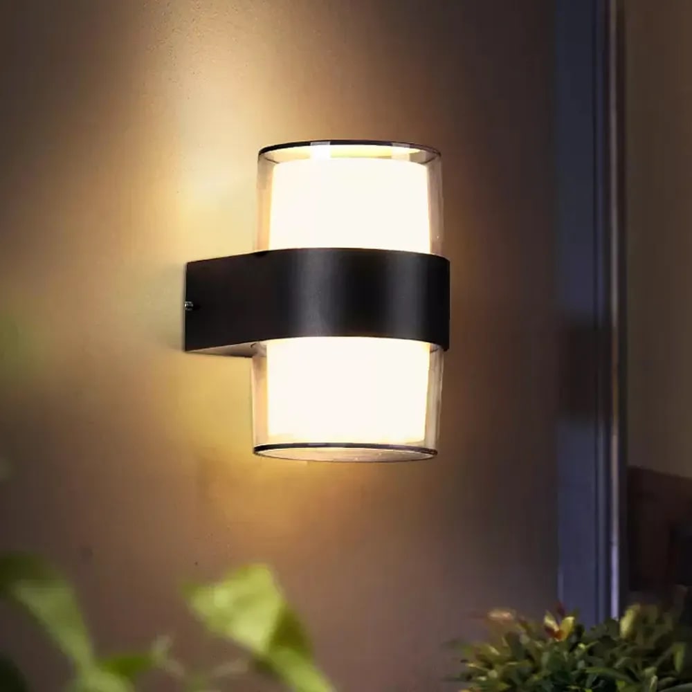 Aplique LED Acrílico Redondo 9W Exterior Interior Decorativo5