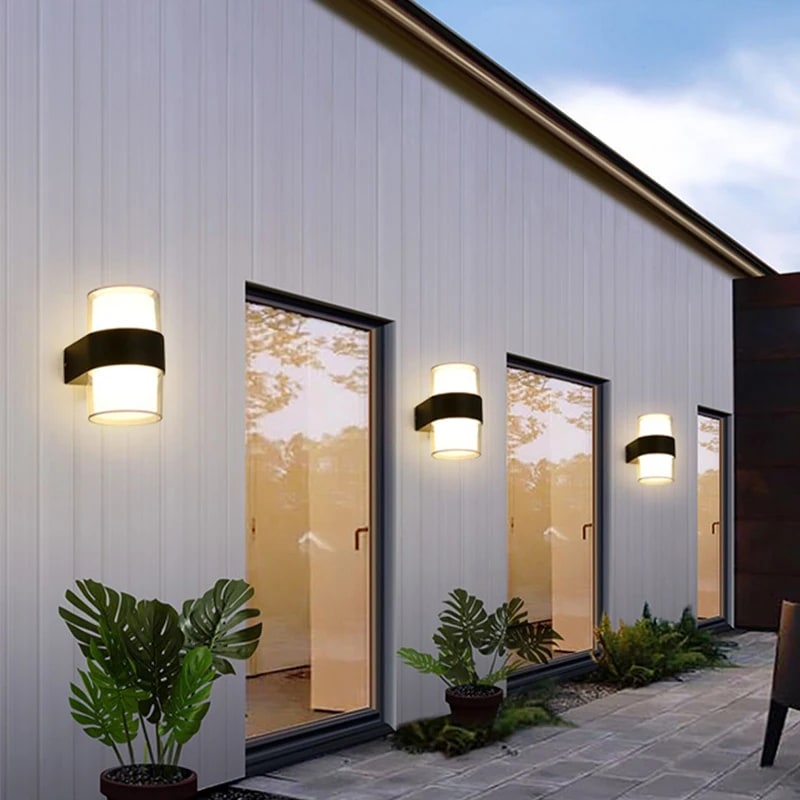 Aplique LED Acrílico Redondo 9W Exterior Interior Decorativo3