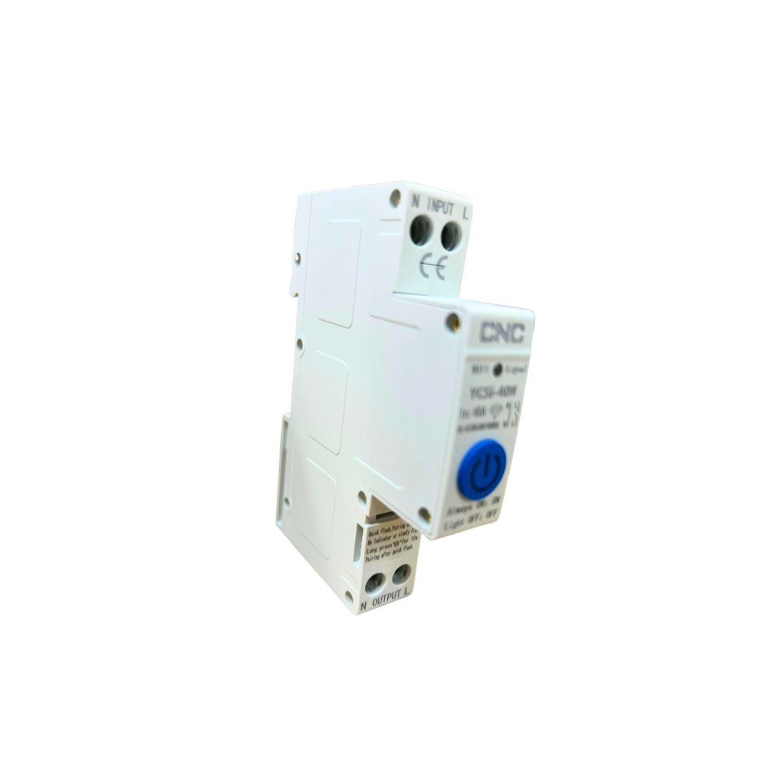 INTERRUPTOR WIFI ON-OFF 40A 240VAC APP TUYA SMART2