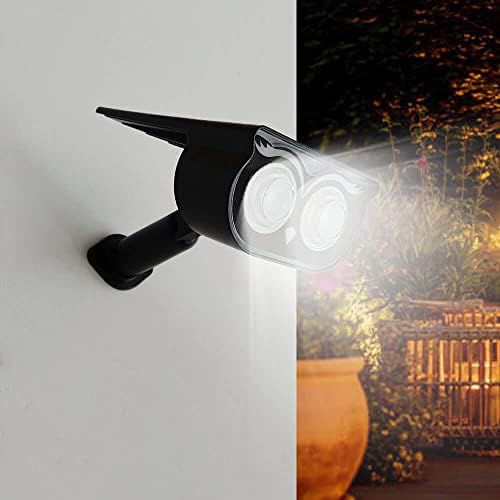 Aplique LED Solar Búho Exterior con Estaca para Jardín o Muro Luz Cálida | IP652