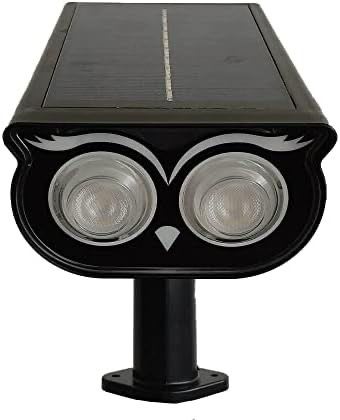 Aplique LED Solar Búho Exterior con Estaca para Jardín o Muro Luz Cálida | IP653