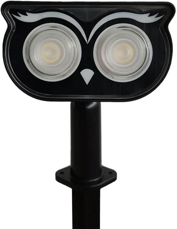 Aplique LED Solar Búho Exterior con Estaca para Jardín o Muro Luz Cálida | IP65 3