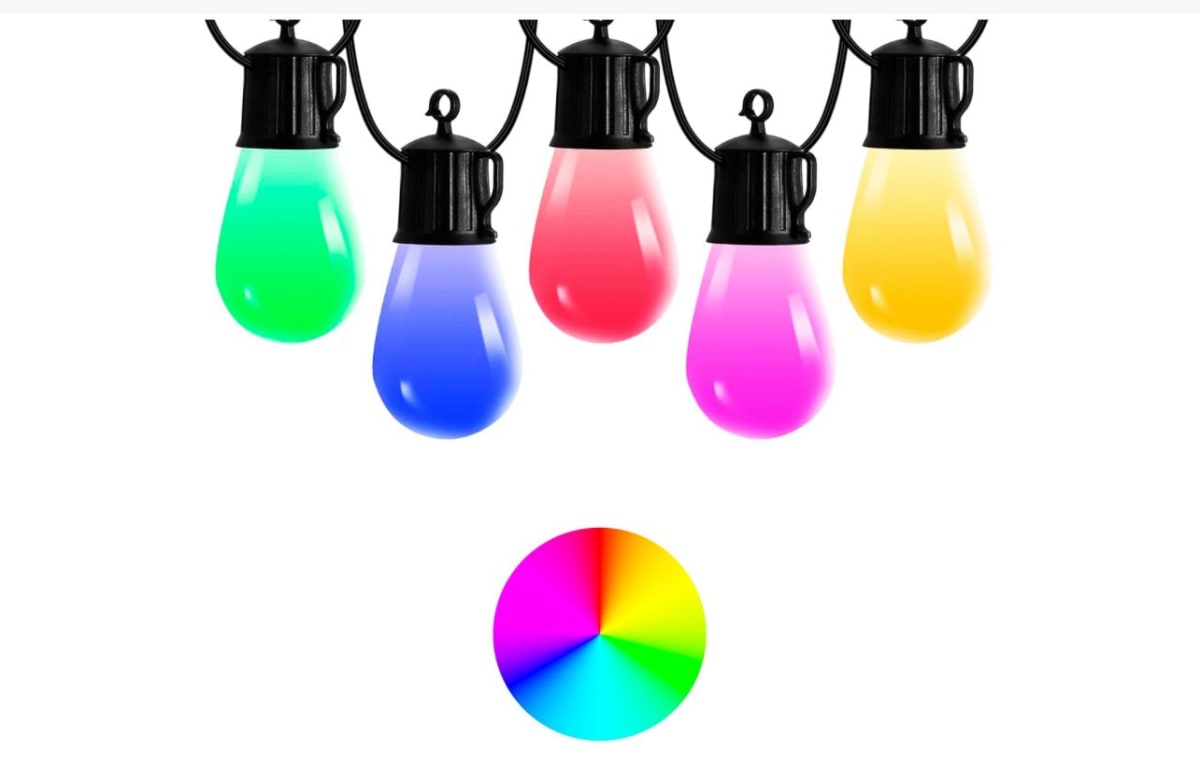 Guirnalda Smart de 25 Ampolletas LED S14 Empavonadas – 15 metros3