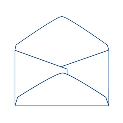 SOBRE CARTA BLANCO 25 UNID. 15X12 CM. NUOVO 500091