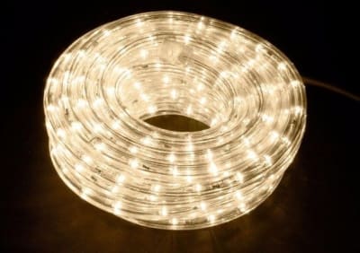 LUZ LED MANGUERA 30 MT COLOR AMARILLO 3 POSICIONES 220V L2501