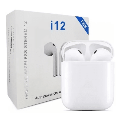 AUDIFONO WIRELESS i12 TWS-TRUE STEREO 600211