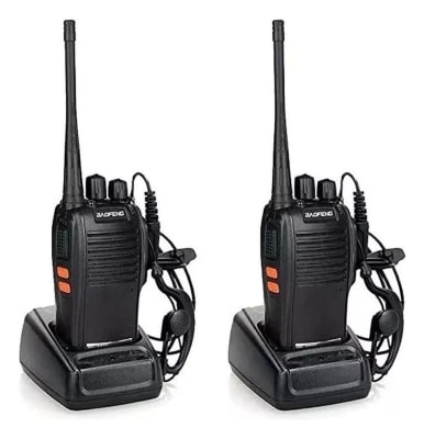 RADIO 2 WALKIE TALKIE BF-888S BAOFENG CON 2 CARGADORES DIGITAL2