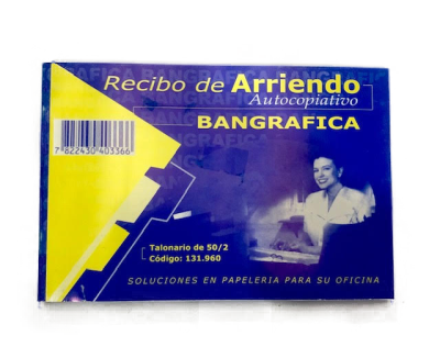 RECIBO DE ARRIENDO AUTOCOPIATIVO 50 HJS1