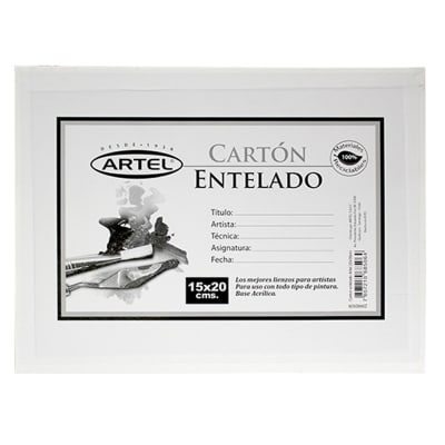 CARTON ENTELADO 15X20 CM ARTEL 206805021