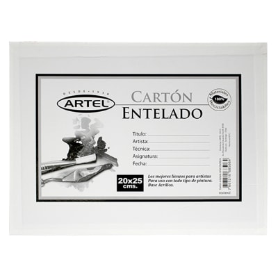 CARTON ENTELADO 20X25 CM ARTEL 2068050041