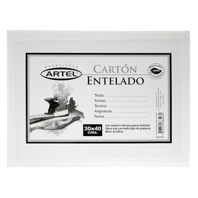CARTON ENTELADO 30x40 CM ARTEL 206805101