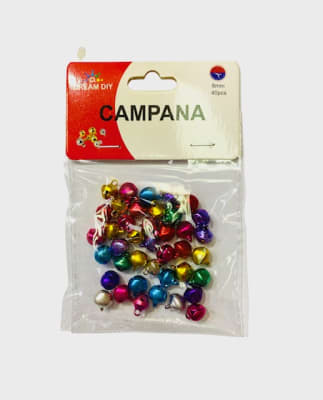 CASCABELES METALICOS DE COLORES 8MM 40 PCS. DREAM DIY 214561
