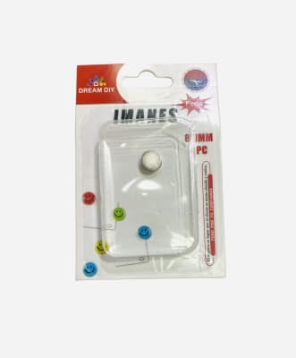 IMANES 6 PCS NIQUELADO PLATA 8MMX1MM DREAM DIY 229611