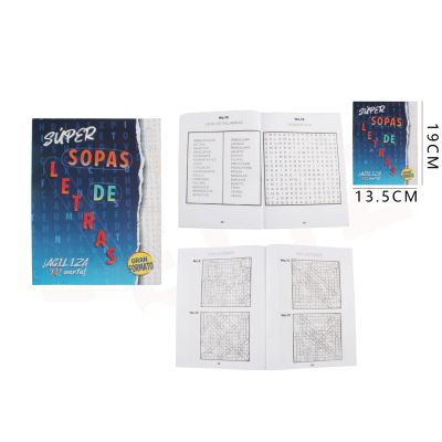 SOPA DE LETRAS 19*14 CM MOTARRO 2506621
