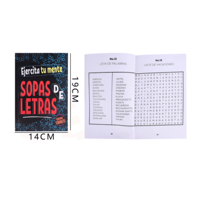 SOPA DE LETRAS 19*14 CM MOTARRO 2507281