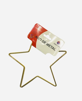 ESTRELLA DE METAL DORADO 15 CM X 3MM DREAM DIY 265101