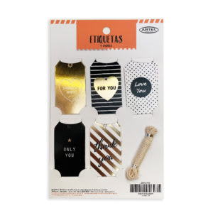 ETIQUETAS C/FRASE 15 UNID. ARTEL 290011101