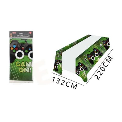 MANTEL PLASTICO DISEÑOS GAMER 132X220CM FELIZ 6134501