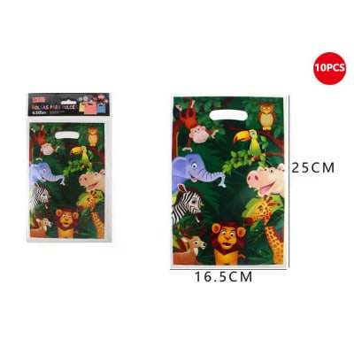 BOLSAS PARA DULCES DE LA SELVA 10PCS FELIZ 6134561