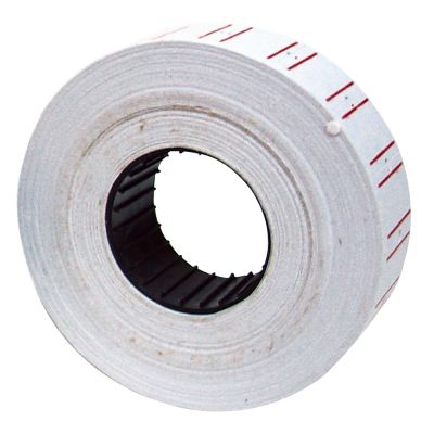 ETIQUETA SATO ROLLO 300 PCS.BLANCA/ROJO 74521