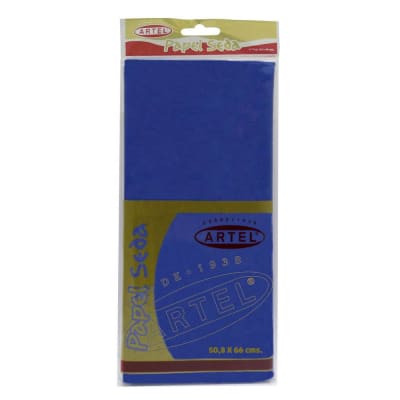 PAPEL VOLANTIN AZUL 10 UNID. 50x66 CM ARTEL 0093141