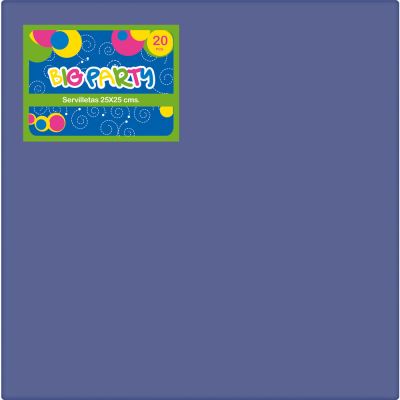 SERVILLETAS AZUL 20 UNID. 13X13 CM1