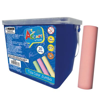 TIZA COLOR JUMBO 12 UNID ARTE TOP 106901