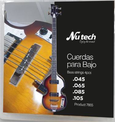 SET 4 CUERDAS PARA BAJO  NUTECH1