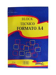 BLOCK TECNICO FORMATO A4 50 HJS HALLEY2