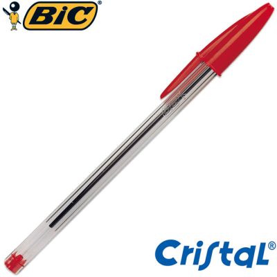 LAPIZ PASTA BIC ROJO CRISTAL1