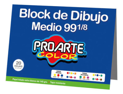BLOCK DIBUJO MEDIO 99 1/8 20 HJS PROARTE1