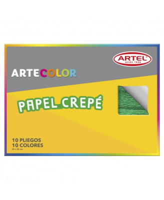 CARPETA DE PAPEL CREPE 10 PLIEGOS 25x35 CM ARTEL 100109221