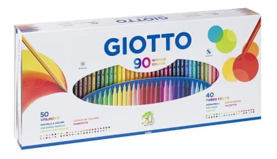 SET GIOTTO DE 90 UNID. 50 LAPIZ STILNOVO COLOR Y 40 TURBO SCRIPTO CAJA F2575001