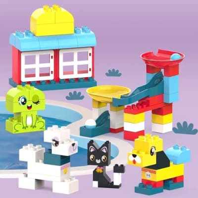 BLOQUES ARMABLES ANIMALES 75 PCS EN CAJA OTG09301911