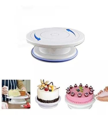 BASE PLASTICA TORTA GIRA 360° 32 CM DIAMETRO COCTEL JP199681