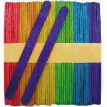 PALO DE HELADO DE COLOR 50 UNID. DELGADO MAS ARTE 74491