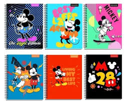 CUADERNO UNIV. MAT. 7MM 100 HJS MIKEY NIÑO PROARTE 33853-21
