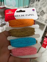 CUERDA DE PAPEL 4 COLORES 20 M  DREAM DIY 225311